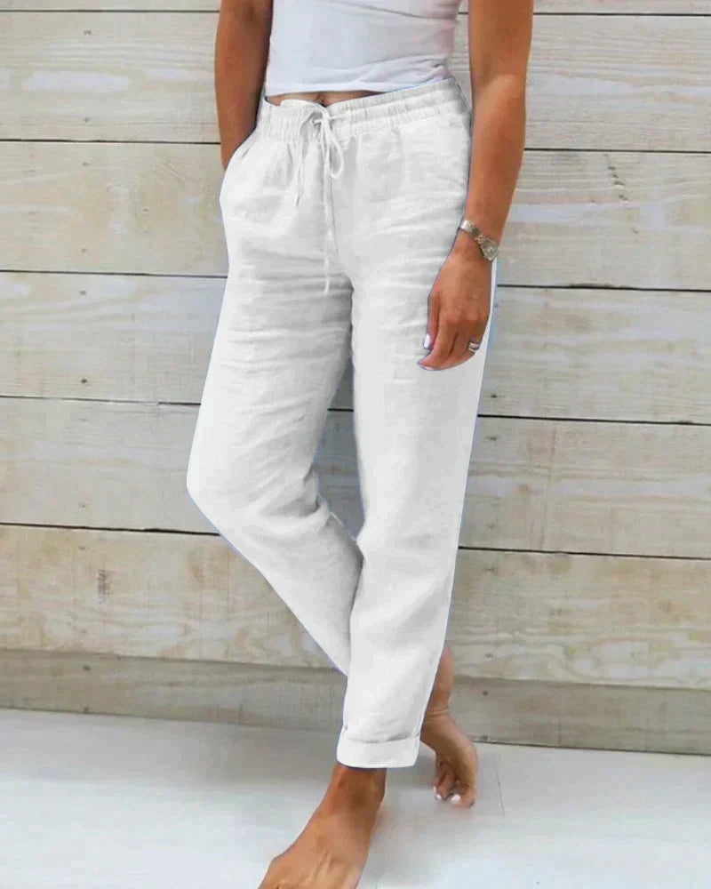 ULIA– LIGHTWEIGHT LINEN TROUSERS
