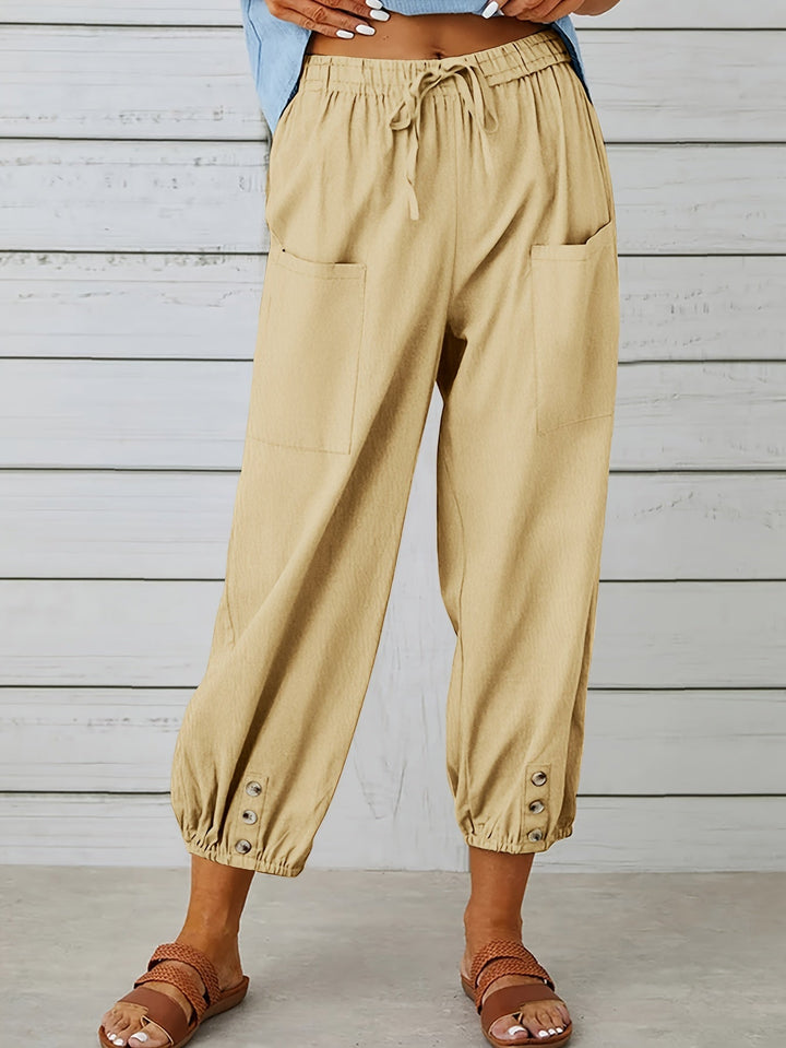Wide Leg Capri Pants