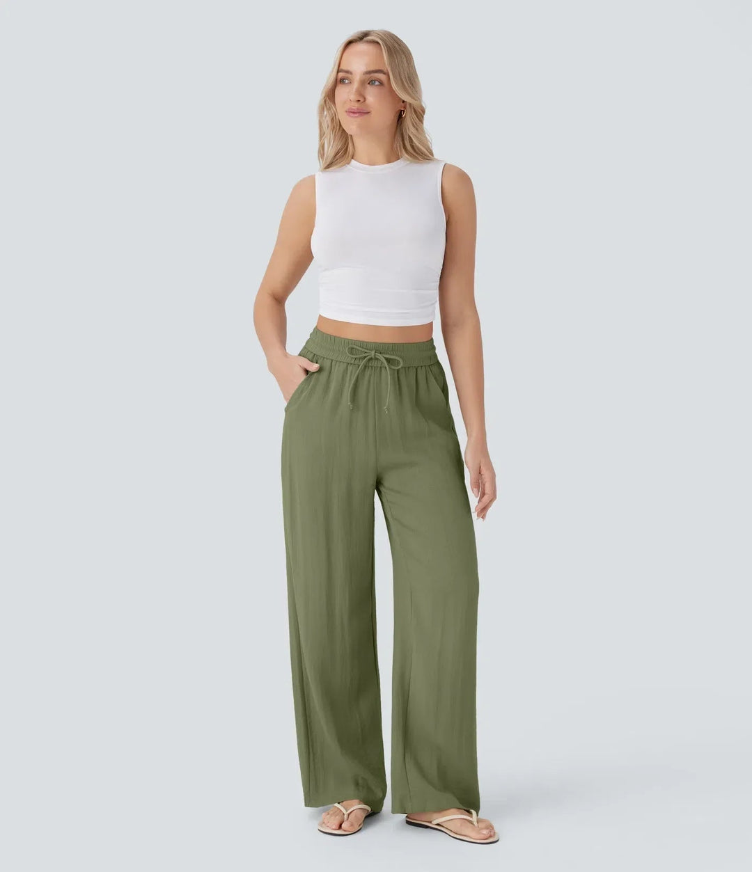 Zafeiria™ - Elegant linen pants