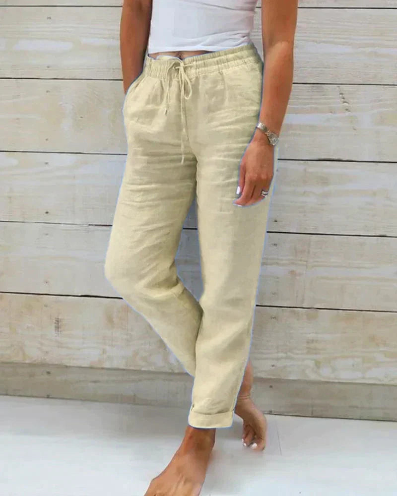 ULIA– LIGHTWEIGHT LINEN TROUSERS