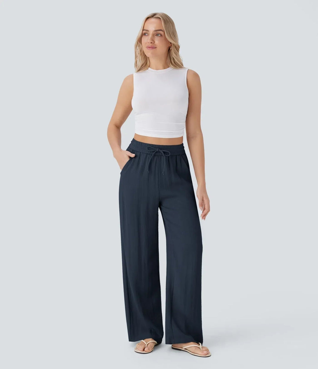 Zafeiria™ - Elegant linen pants