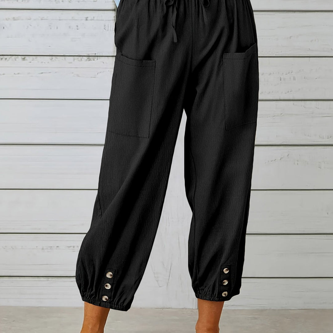 Wide Leg Capri Pants